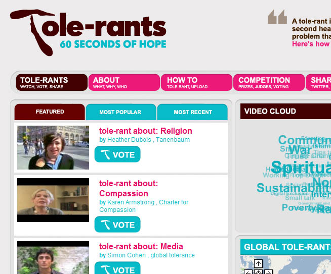 Tole-rants: 60 seconds of hope